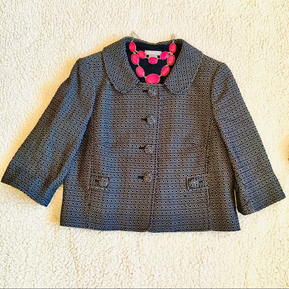 ⭐️HOST PICK⭐️ Ann Taylor Black & White Jacket